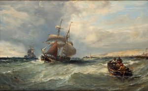 Brigantine vor Yarmouth