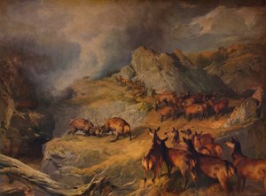 Nur die Tapferen verdienen die Schöne, ca. 1854