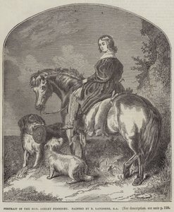 Porträt des Ehrenwerten Ashley Ponsonby von Edwin Landseer