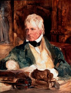 Porträt von Walter Scott (1771-1832), schottischer Schriftsteller