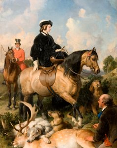 Königin Victoria im Windsor Home Park, 1865 von Edwin Landseer