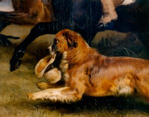 Laufender Hund (Detail) von Edwin Landseer