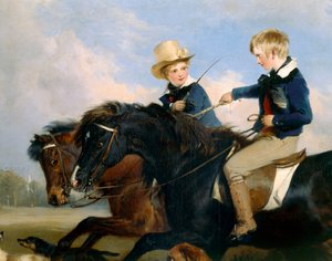 Der ehrenwerte E. S. Russell und sein Bruder (Detail)