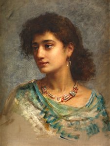 Nouzhatoul-aouadat - Eine Studie von Edwin Longsden Long