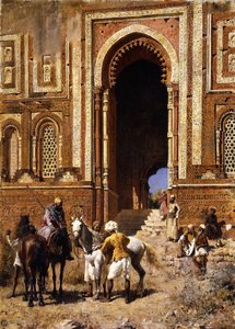 Das Tor von Alah-ou-din, Alt-Delhi, späte 19. Jahrhundert von Edwin Lord Weeks