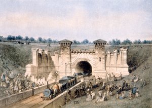 Der Primrose Hill Eisenbahntunnel