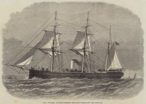 HMS Wyvern, doppeltürmiger gepanzerter Dampframme
