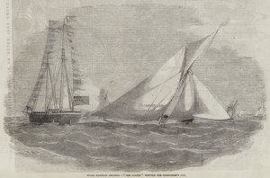 Königliche Harwich-Regatta, Die Amazon gewinnt den Commodore