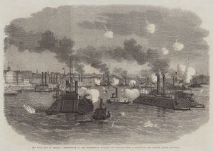 Der Bürgerkrieg in Amerika, Zerstörung der konföderierten Flottille vor Memphis