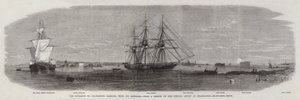 Der Eingang zum Hafen von Charleston mit seinen Verteidigungen