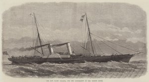 Die neue Yacht Galatea, für die Corporation of the Trinity House von Edwin Weedon
