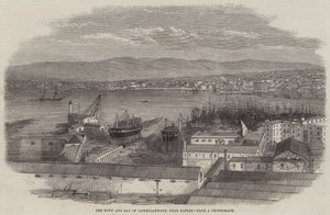 Die Stadt und Bucht von Castellammare, in der Nähe von Neapel