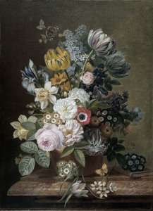 Stillleben mit Blumen von Eelke Jelles Eelkema
