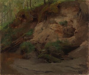Wald mit sandigem Hang von Eero Järnefelt
