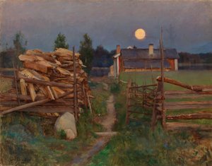 Mond einer Sommernacht von Eero Järnefelt