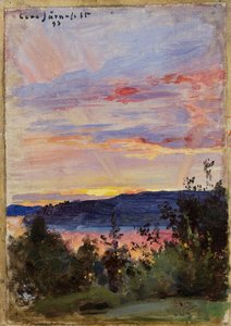 Sonnenuntergang von Eero Järnefelt