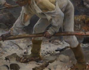 Unter dem Joch (Brennendes Buschwerk)