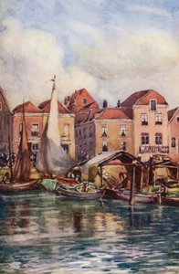 Der Rhein: Dordrecht, der Fischmarkt von Effie Jardine