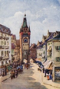 Der Rhein: Alter Turm, Freiburg-im-Breisgau von Effie Jardine