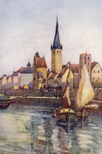 Der Rhein: Der Kai in Düsseldorf von Effie Jardine
