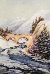 Der Rhein: Die Rheinbrücke bei Thusis