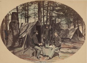 Leben im Lager, Hauptquartier des 6. Korps, ca. 1864