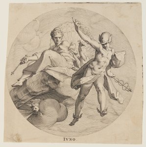 Juno, aus Die drei Göttinnen von Egbert van Panderen