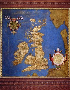 Die Britischen Inseln Karte von Egnazio Danti