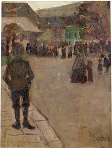 Vor dem Leopolditag in Klosterneuburg, 1907