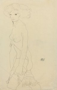 Weiblicher Akt; Mädchenakt, 1911