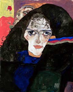 Trauernde Frau von Egon Schiele