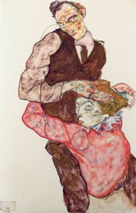 Liebespaar von Egon Schiele