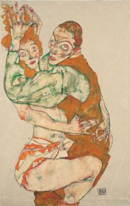 Liebesspiel, 1915 von Egon Schiele