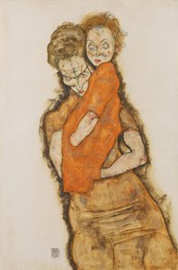Mutter und Kind von Egon Schiele