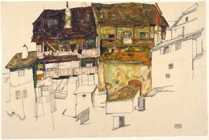 Alte Häuser in Krumau