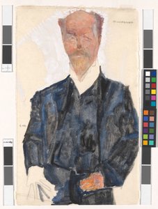 Porträt Otto Wagner von Egon Schiele