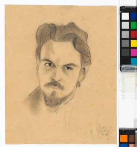 Porträtstudie Anton Peschka von Egon Schiele
