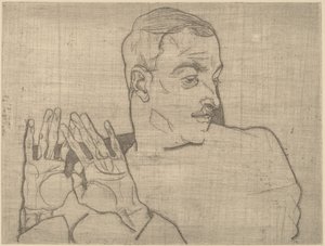 Porträt von Arthur Roessler von Egon Schiele