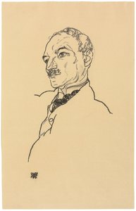 Porträt von August Lederer von Egon Schiele
