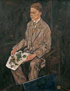 Porträt von Dr. Franz Martin Haberditzl von Egon Schiele