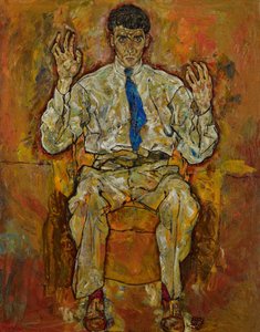 Porträt von Paris von Gütersloh (1887-1973) von Egon Schiele