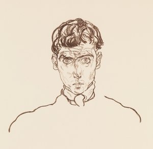 Porträt von Paris von Gütersloh von Egon Schiele