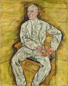 Porträt von Victor Ritter von Bauer von Egon Schiele