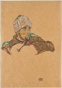 Russischer Kriegsgefangener, 1915 von Egon Schiele