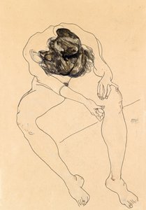 Sitzender weiblicher Akt, 1912