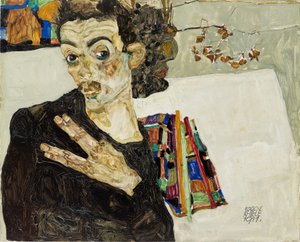 Selbstbildnis von Egon Schiele