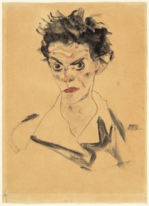 Selbstporträt von Egon Schiele
