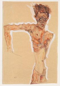 Selbstporträt von Egon Schiele
