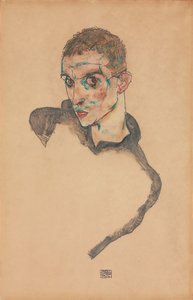 Selbstbildnis von Egon Schiele