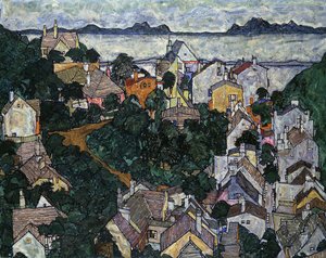 Sommerlandschaft von Egon Schiele